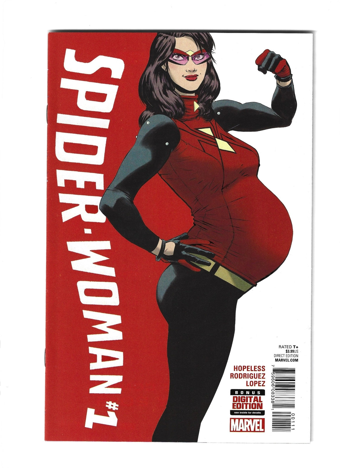 Spider-Woman #1 (2016 Marvel) Pregnant Javier Rodriguez Cover! NM- (H004)