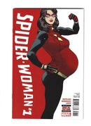 Spider-Woman #1 (2016 Marvel) Pregnant Javier Rodriguez Cover! NM- (H004)