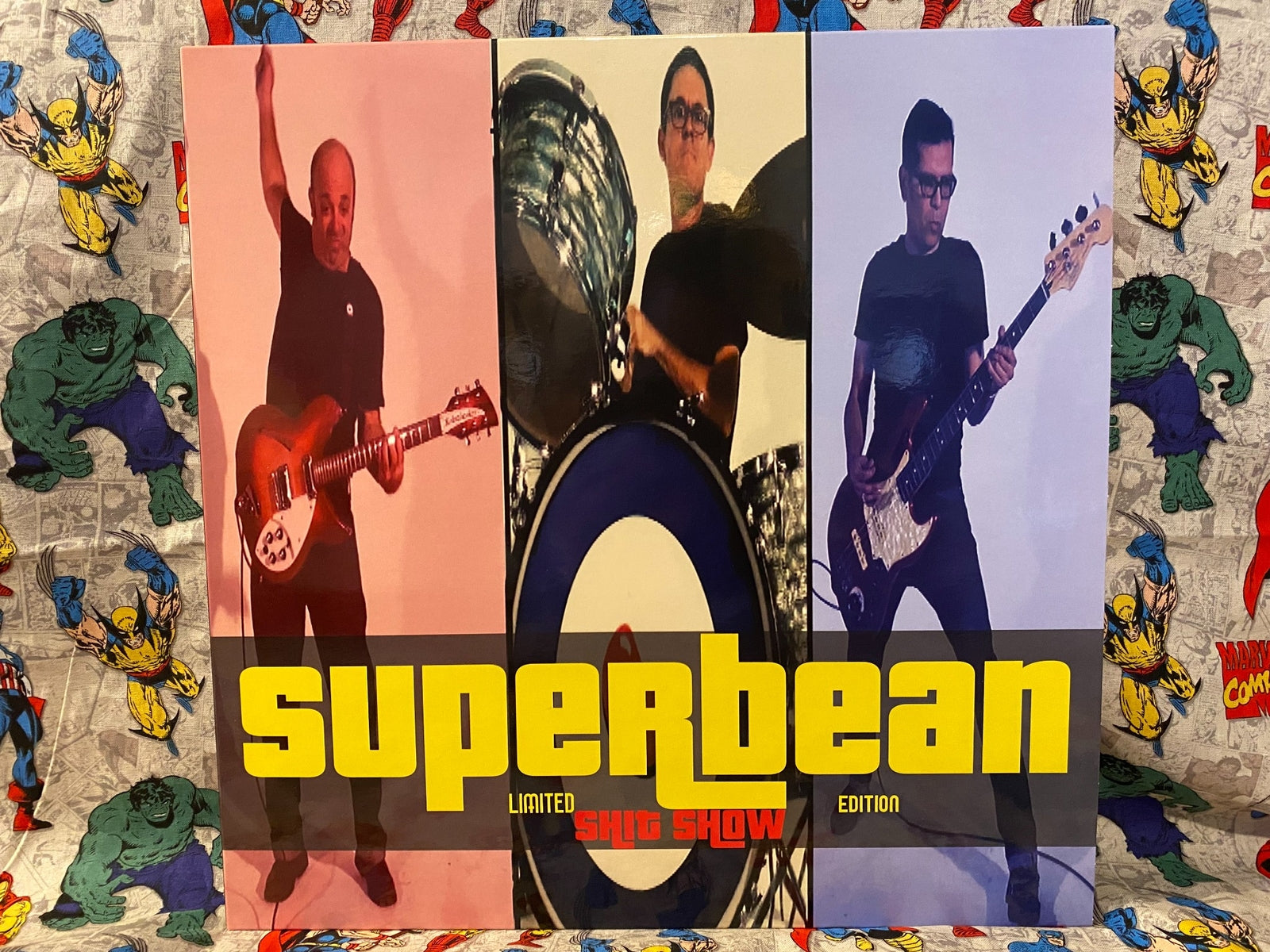 Superbean "Shit Show" 89/200 VG/NM Estate Sale Record Vinyl Music Rock Punk Pop