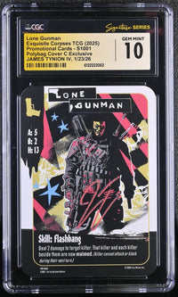 Exquisite Corpses TCG Lone Gunman (S1001) Signed by James Tynion IV CGC SS 10