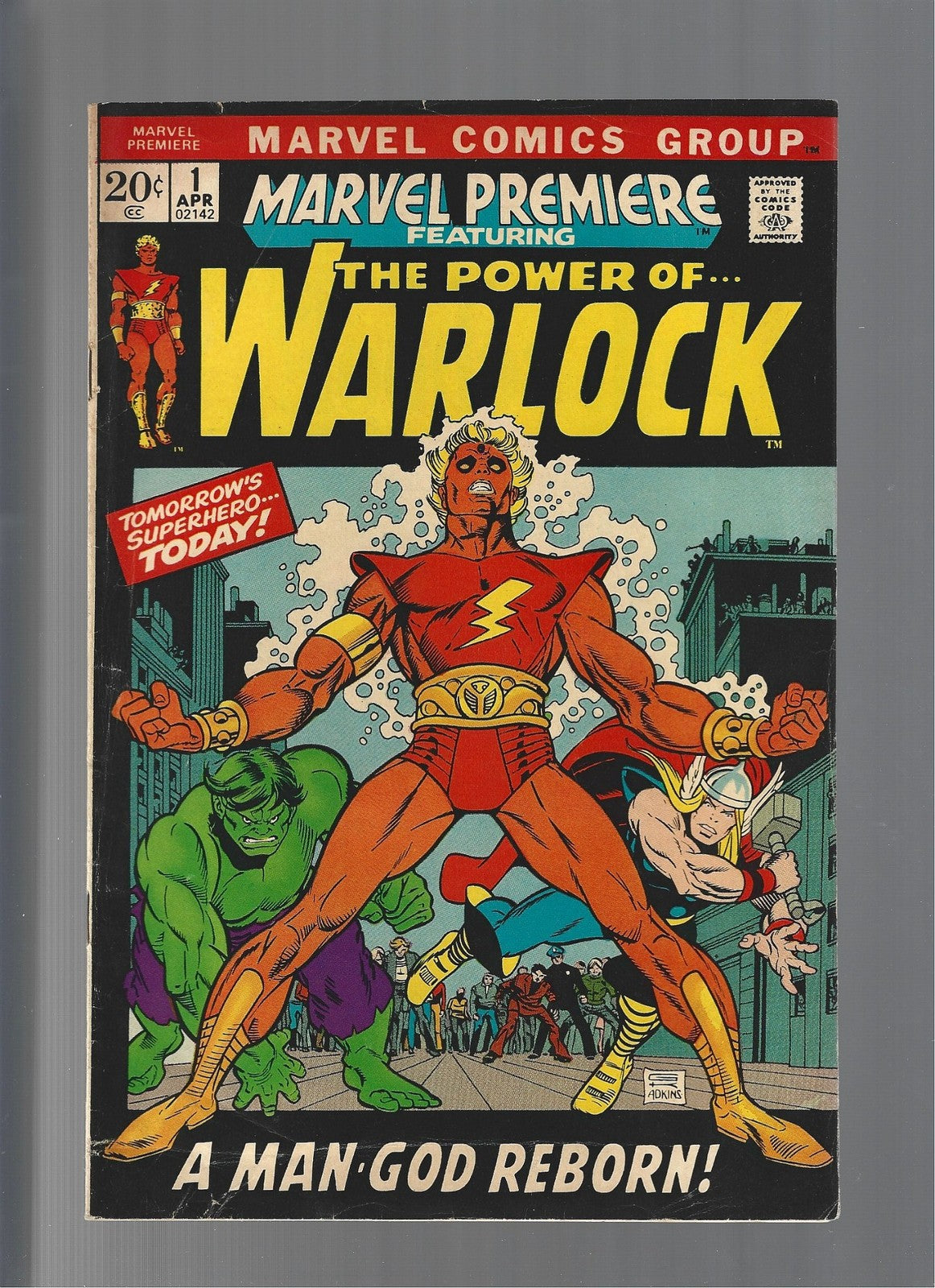 Marvel Premiere #1 VG (Origin of Adam Warlock) (LF009)