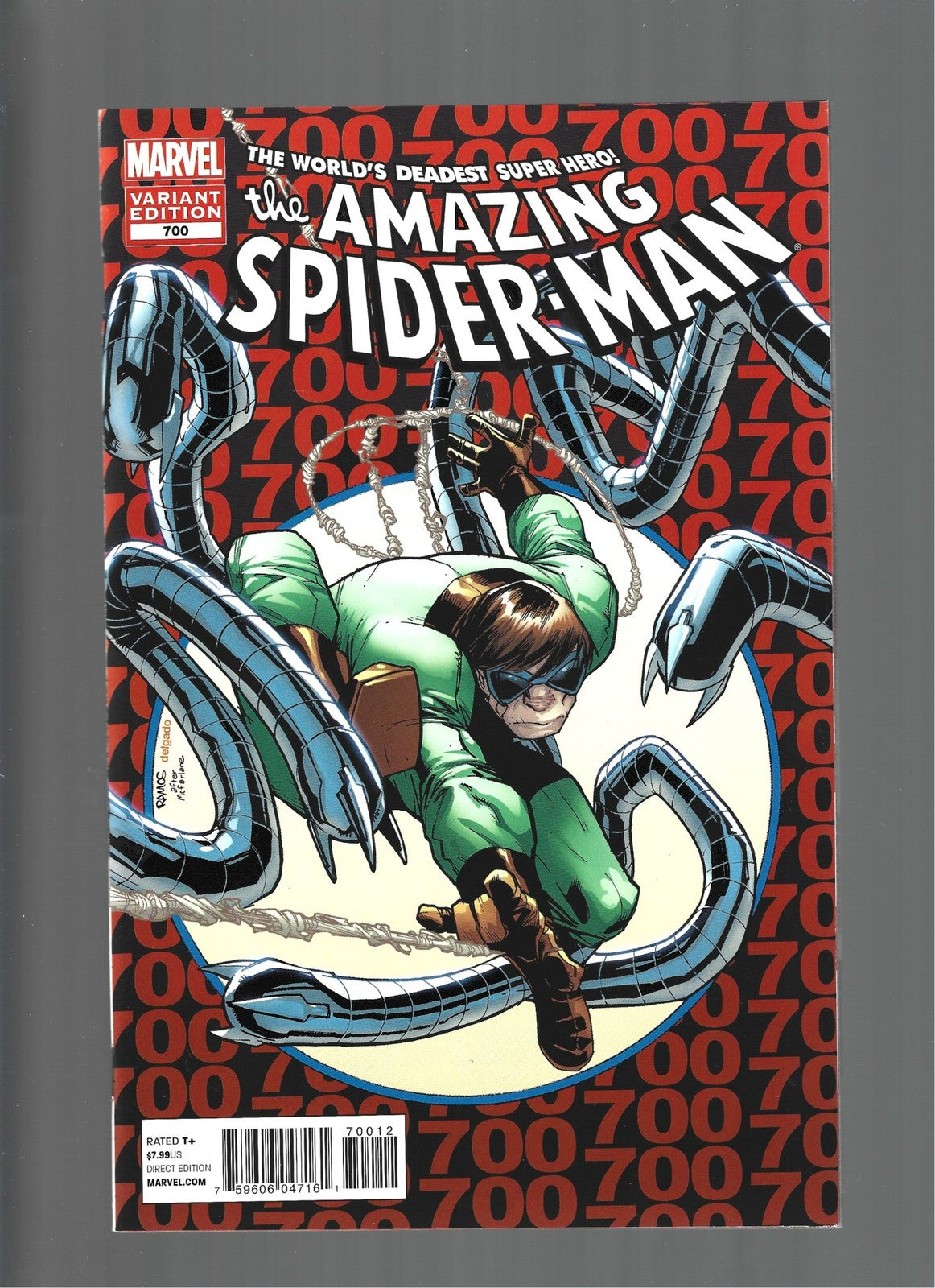 Amazing Spider-Man #700 Second Print Ramos Variant NM  (CS01)