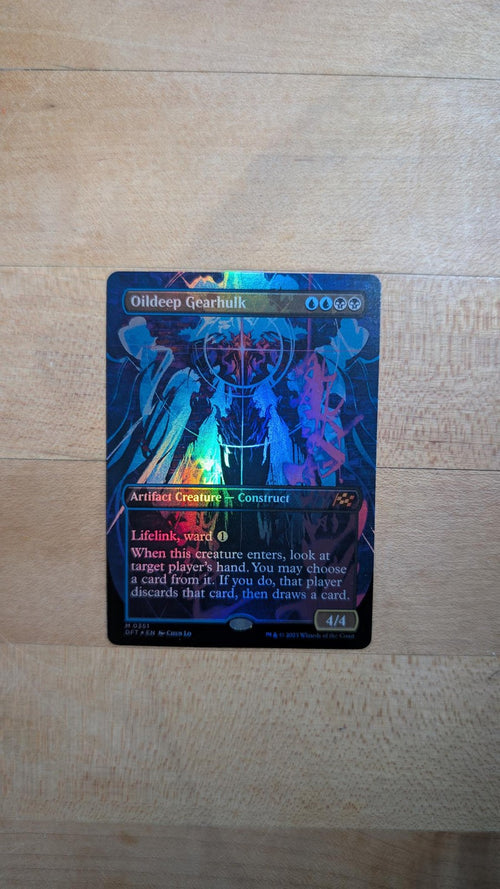 Oildeep Gearhulk (Borderless Foil) Magic the Gathering - Aetherdrift