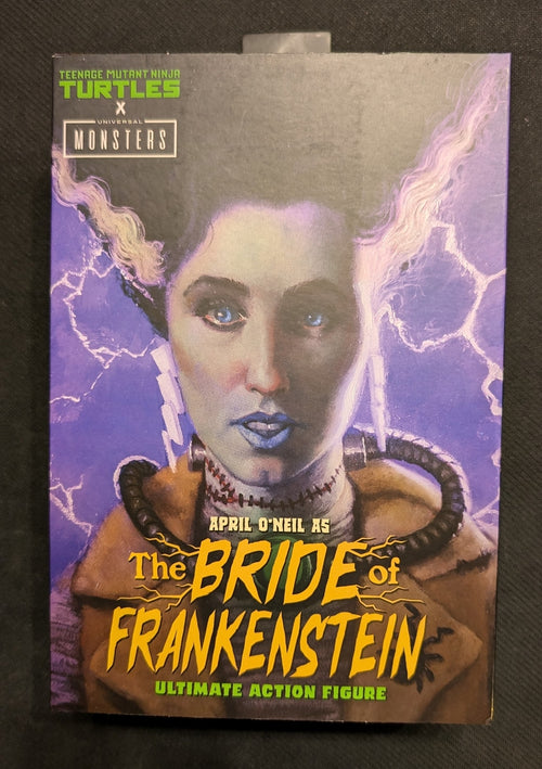 NECA TMNT X Universal Monsters April O'Neal The Bride of Frankenstein NIB(TY001)
