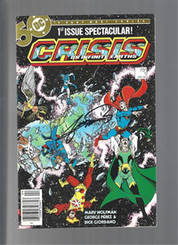 Crisis On Infinite Earths #1 (DC Comics 1985)Signed by George Perez VF/NM(LF009)