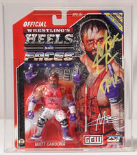 Heels and Faces Matt Cardona Ultra Bloody LE Signed CAS 90 Signature Series