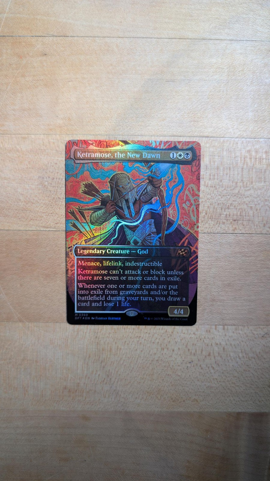 Ketramose, the New Dawn (Borderless Foil) Magic the Gathering - Aetherdrift