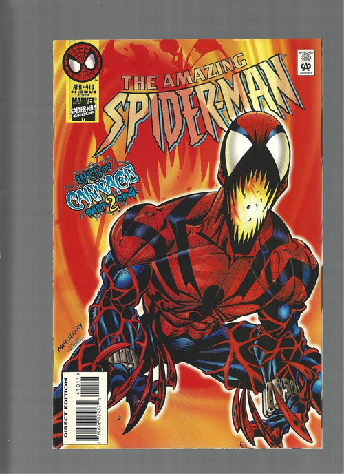 Amazing Spider-Man #410 1st App Spider Carnage VF/VF+  (LF007)