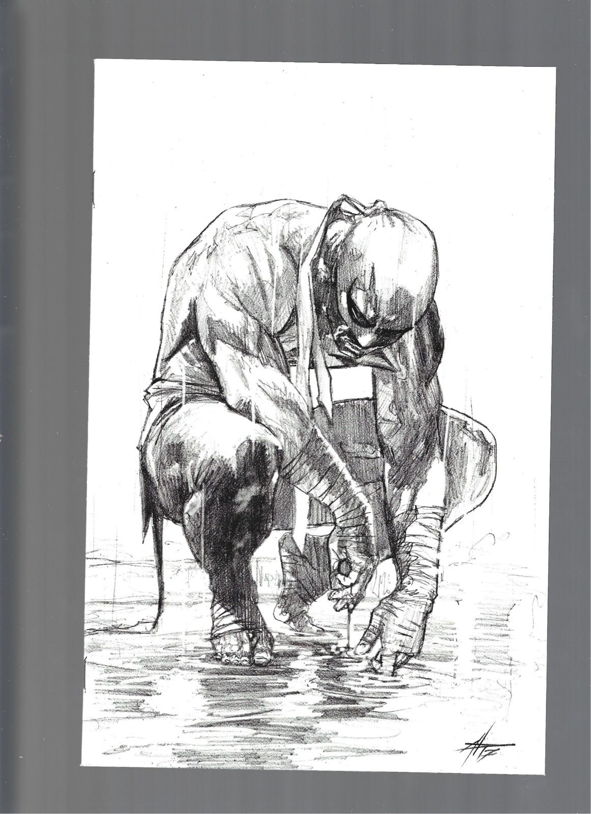 Iron Fist #1 (2017) Dell'Otto Virgin Sketch Variant Exclusive NM (LF006)