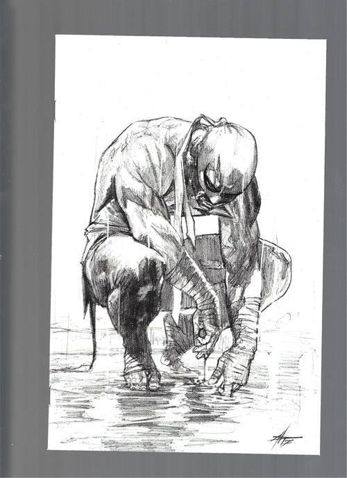 Iron Fist #1 (2017) Dell'Otto Virgin Sketch Variant Exclusive NM (LF006)