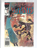 New Mutants #27 Newsstand Signed by Sienkiewicz & Claremont VF/VF+(LF009)