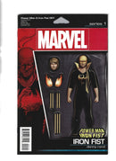 Power Man and Iron Fist #1 Marvel Danny Rand Action Figure Variant VF/NM (LF005)
