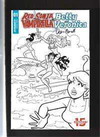 Red Sonja And Vampirella Meet Betty And Veronica #1 Signed by Dan Parent (LF009)