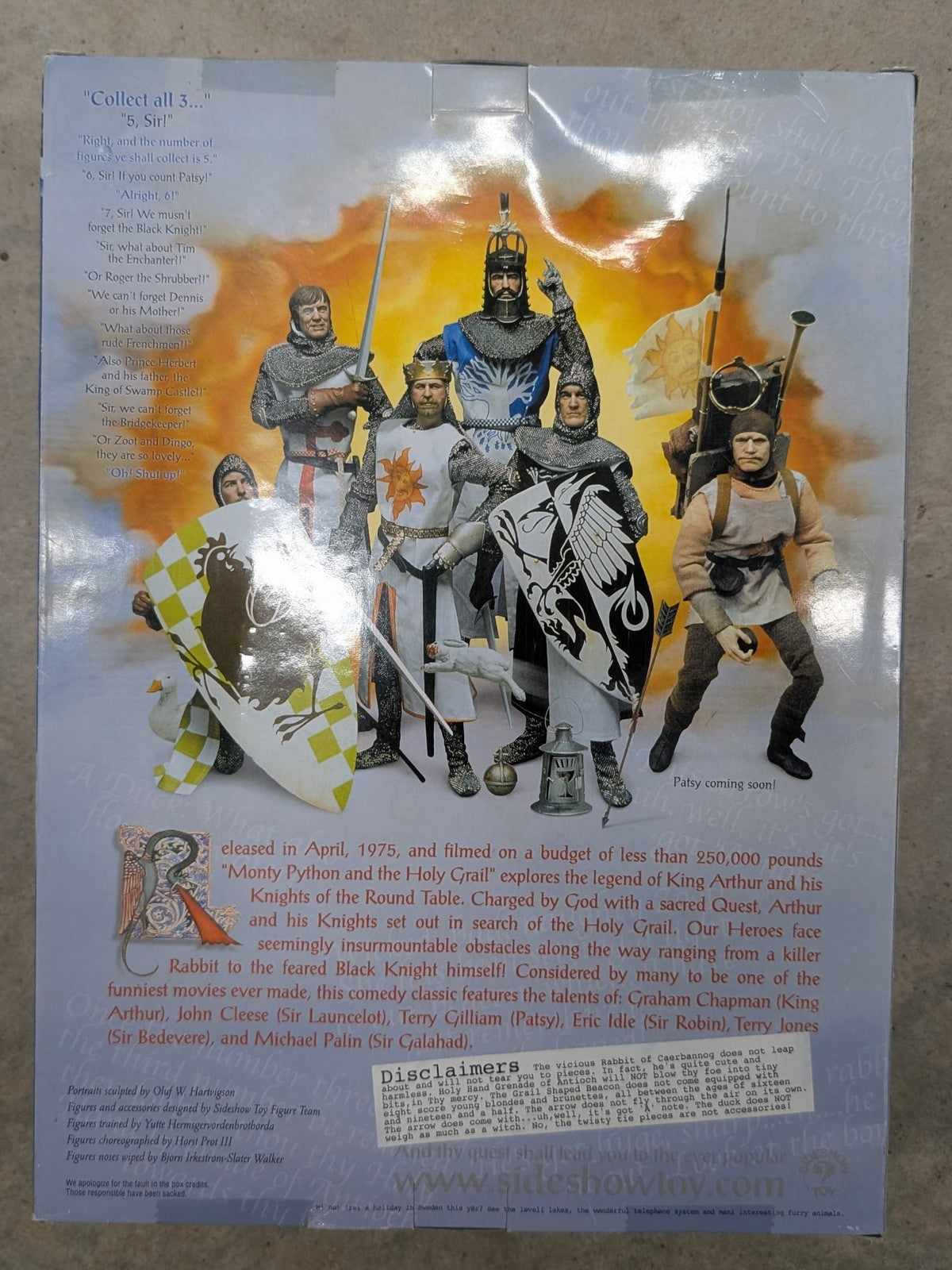 Monty Python & The Holy Grail Michael Palin Sir Galahad (Sideshow) Figure 12”