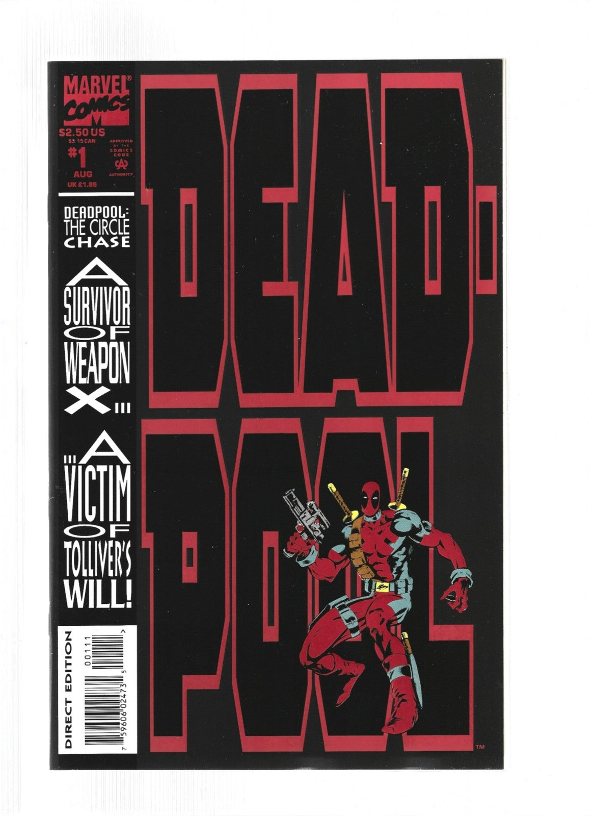 Deadpool The Circle Chase (Full Run) (1993) VF/VF+ (LF009)