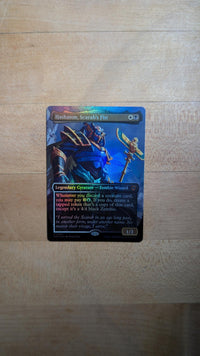Hashaton, Scarab's Fist (Borderless Foil) Magic the Gathering Aetherdrift
