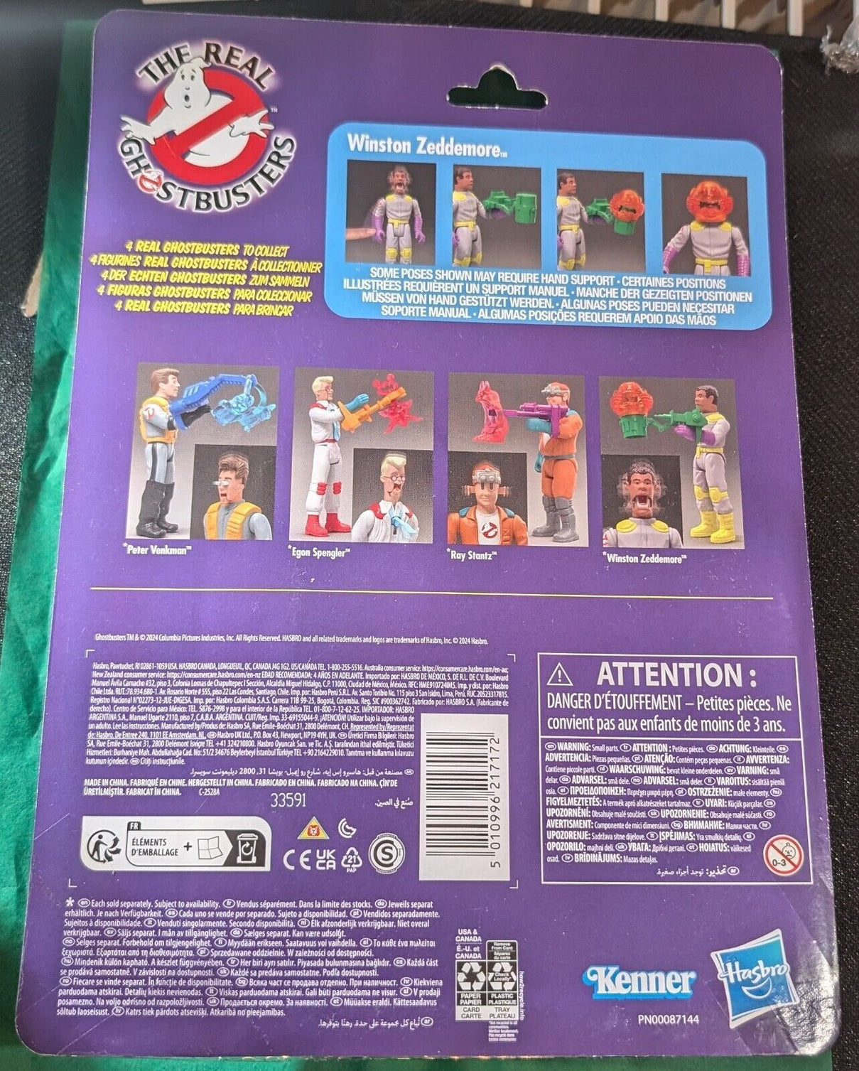 The Real Ghostbusters Fright Features(2024) Winston signed by Ernie Hudson w/COA