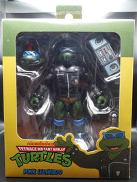 Teenage Mutant Ninja Turtles (NECA) Punk Leonardo Cartoon 6" Action Figure