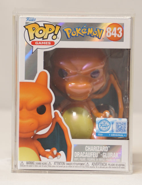 Charizard Pearlescent Funko Pop! Pokemon Center Exclusive CAS graded 95