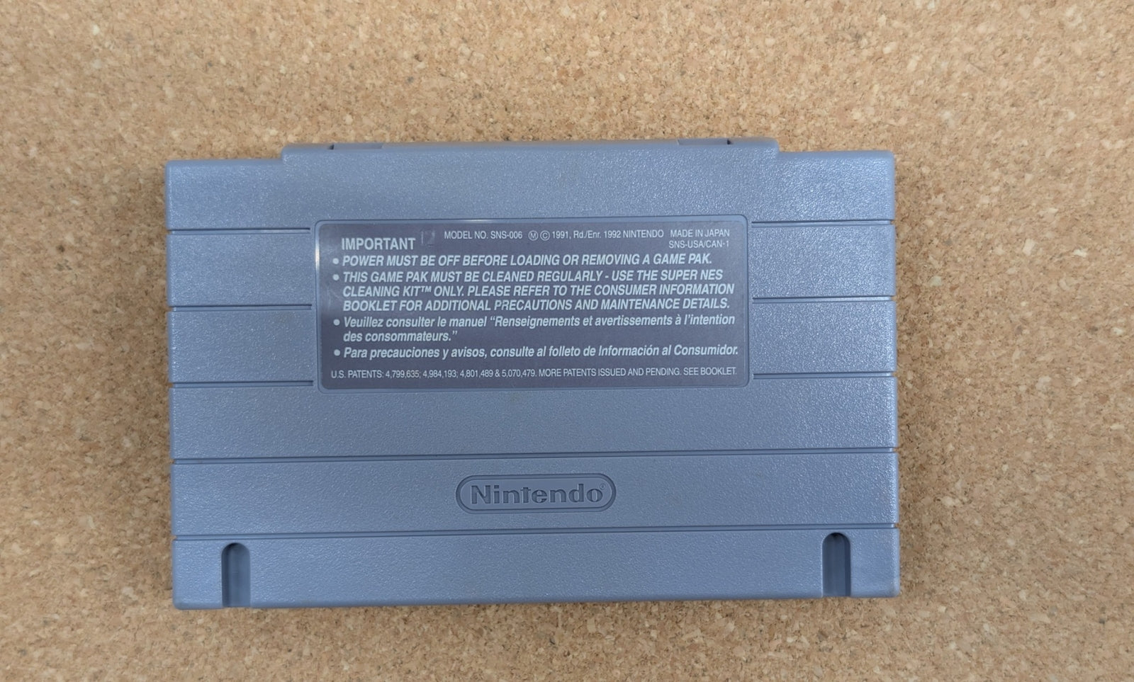 Tetris 2 (Nintendo SNES) Manual, Cartridge and Dust Case