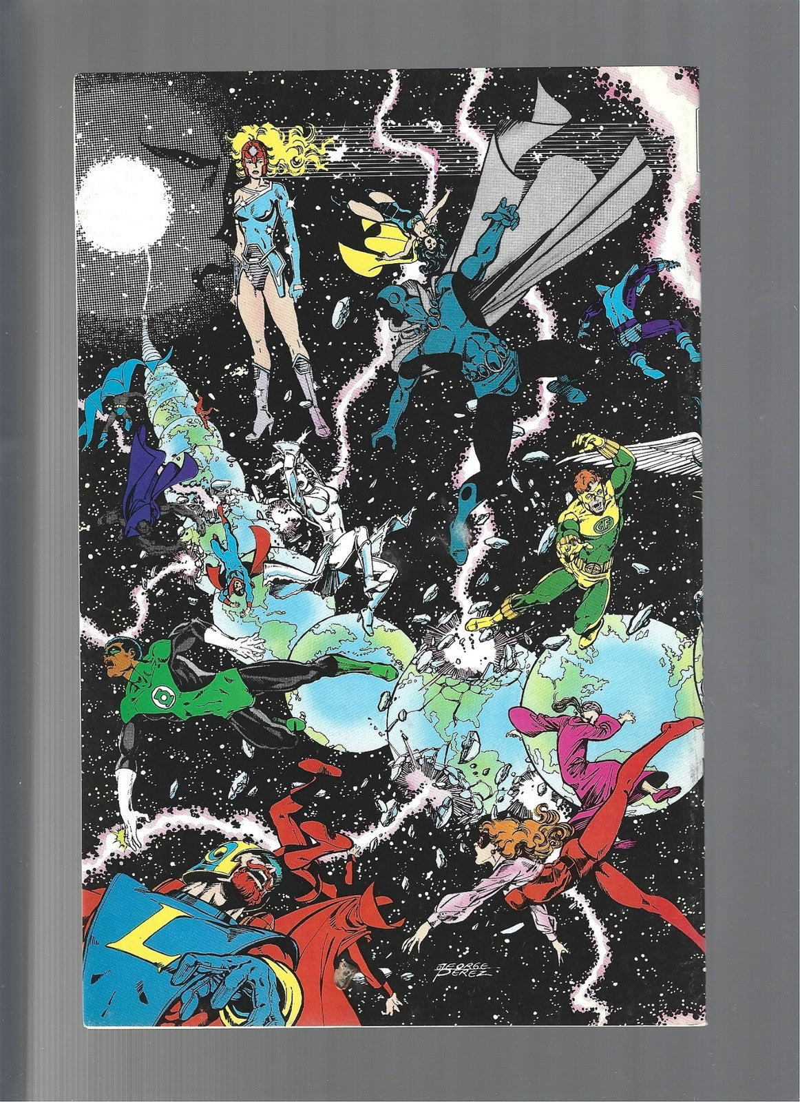 Crisis On Infinite Earths #1 (DC Comics 1985)Signed by George Perez VF/NM(LF009)