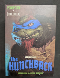 NECA TMNT X UNIVERSAL MONSTERS LEONARDO AS HUNCHBACK NIB (TY001)