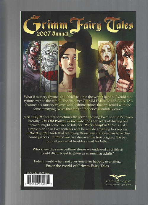 Grimm Fairy Tales 2007 Annual Signed by Joe Brusha & Ralph Tedesco NM/NM+ LF009