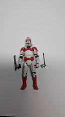 Star Wars Shocktrooper Red White Clone Trooper 3.75" (T007)