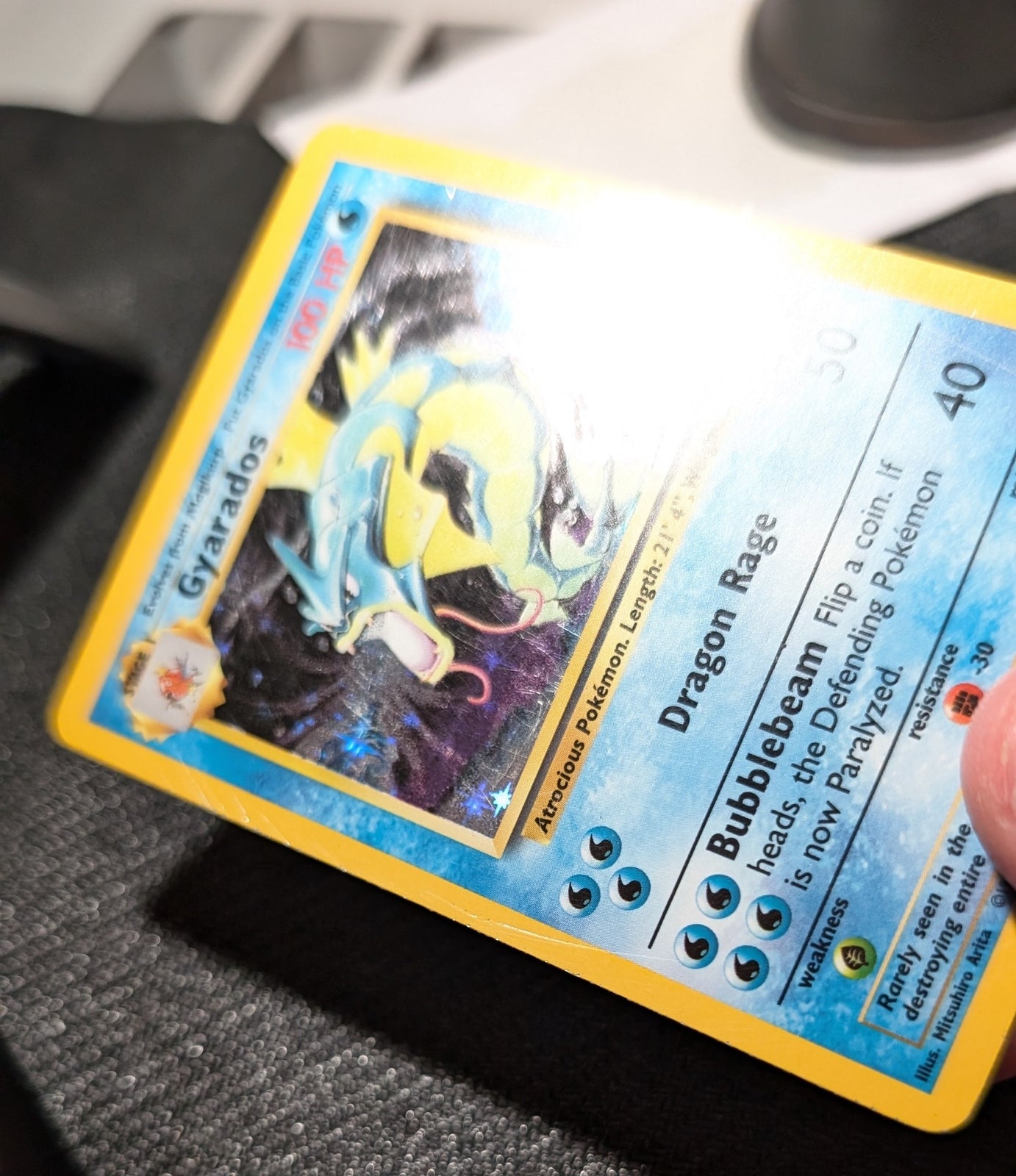 1999 Pokemon Base Set Gyarados Holo HP
