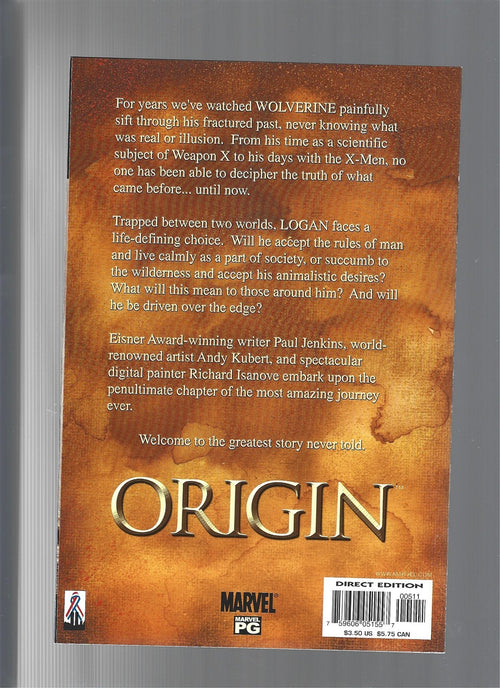 Wolverine Origin #1-6 (Marvel 2001) Complete Lot 6 Issue Limited Series (LF009)