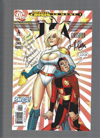 JSA CLASSIFIED #4  1st. EVER Signed by Amanda Conner. Jim Palmiotti NM (LF006)
