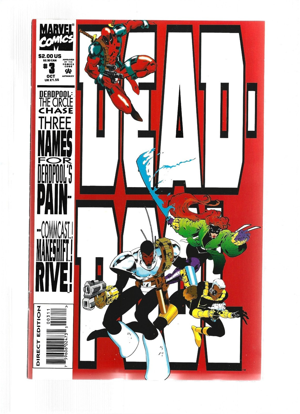 Deadpool The Circle Chase (Full Run) (1993) VF/VF+ (LF009)