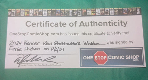 The Real Ghostbusters Fright Features(2024) Winston signed by Ernie Hudson w/COA