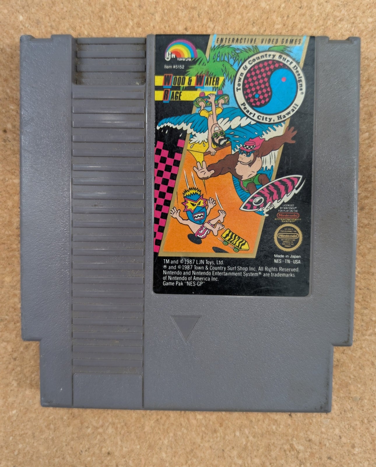 Wood And Water Rage Town And Country (Nintendo NES)