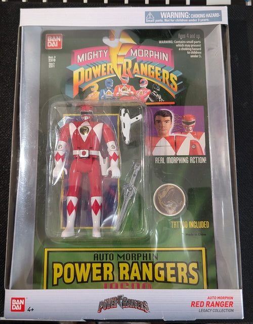 Mighty Morphin Power Rangers Red Ranger 2018 Legacy Collection Auto New Sealed