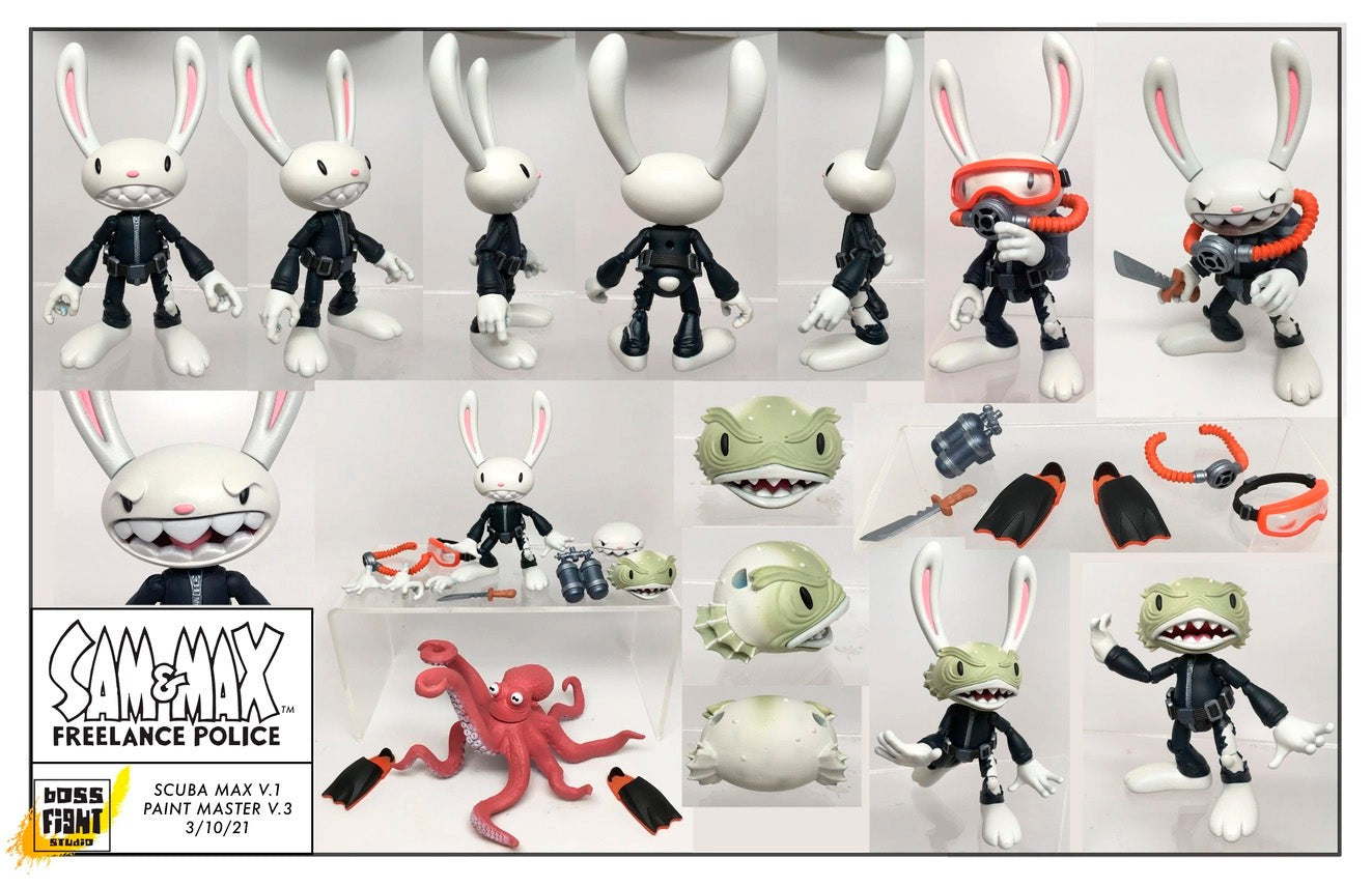 Scuba Max & Ratzo - Sam & Max Series Action Figure (Boss Fight Studio)