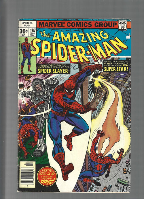 Amazing Spider-Man #167 1st Appearance Will-O-Wisp 1977 VG/FN (CS01)