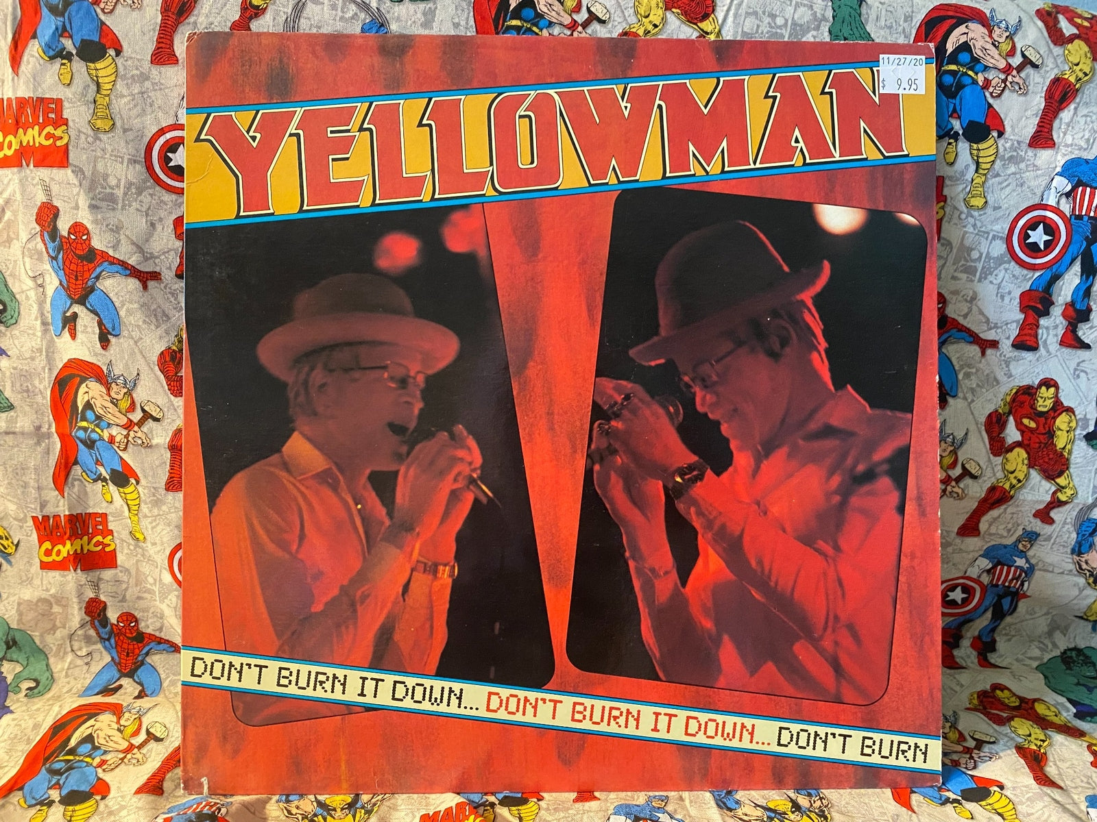 Yellowman "Don't Burn It Down" VG/VG+ Estate Sale Record Vinyl Music Reggae