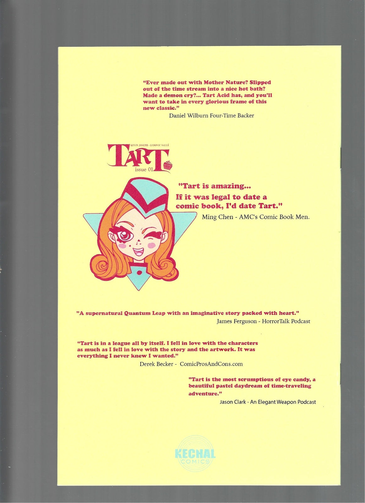 Tart #1 Kechal Comics Exclusive Signed by Kevin Joseph NM (LF007)