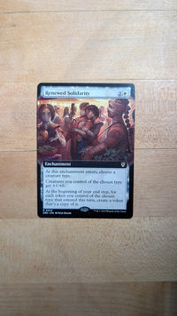 Renewed Solidarity (Extended Art) Magic the Gathering - Aetherdrift