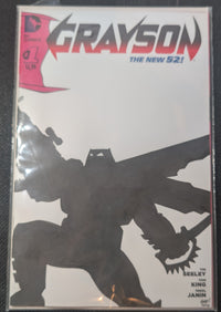 Grayson #1 (New 52) Blank Cover W/ Sketch by Gary Parkin