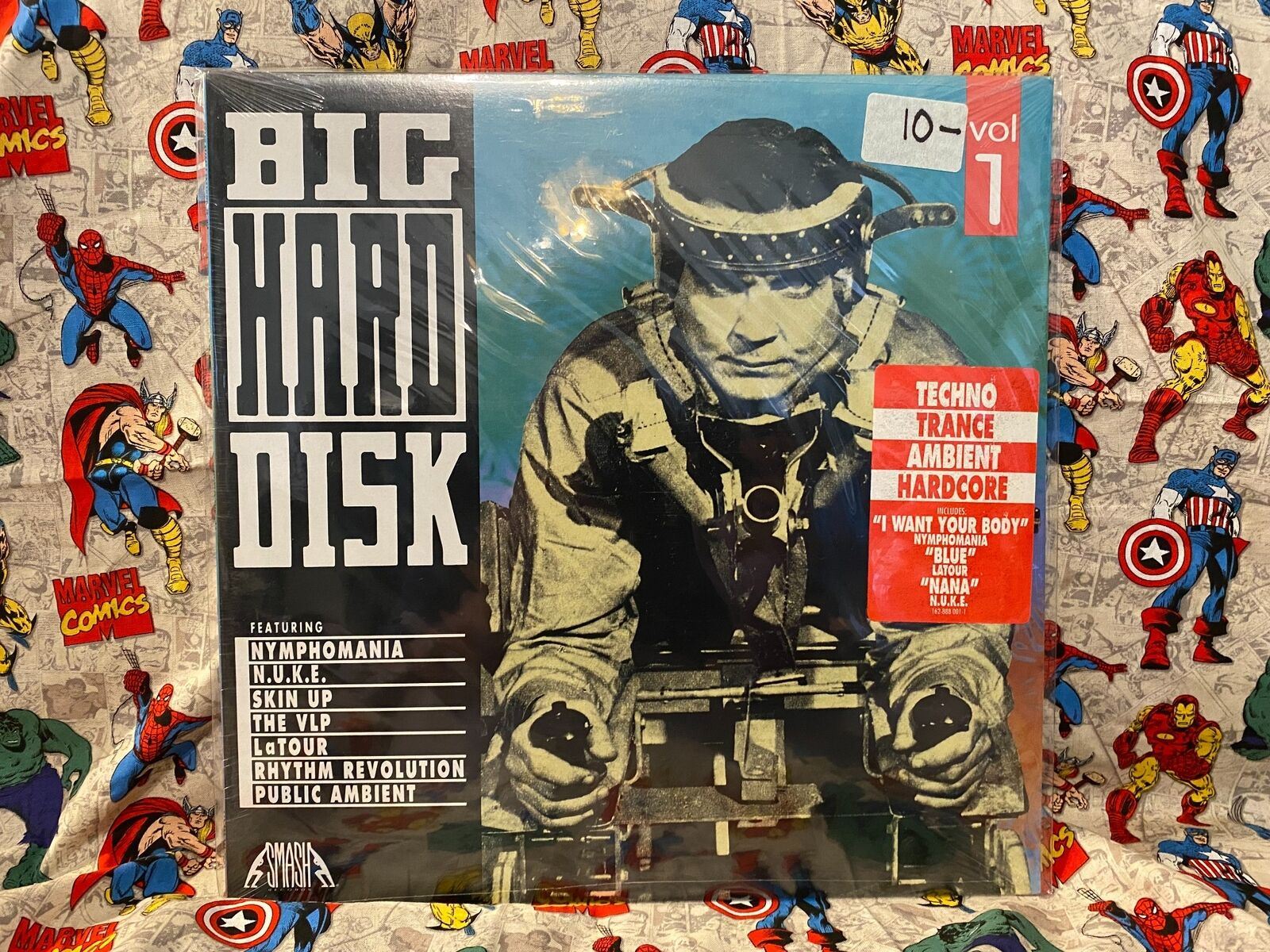 Various "Big Hard Disk Vol. 1" VG/NM Estate Sale Record Vinyl Music Electronic