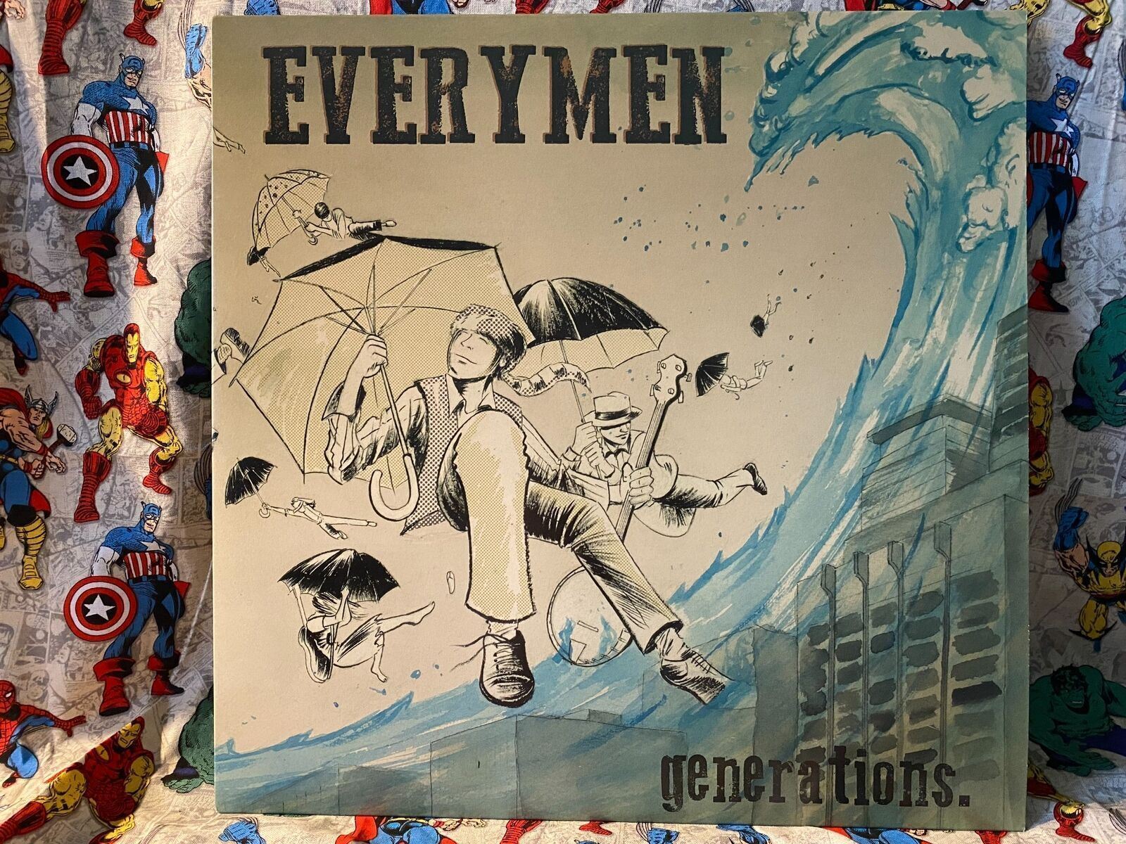 Everymen "Generations" VG/NM Estate Sale Record Vinyl Music Punk Folk