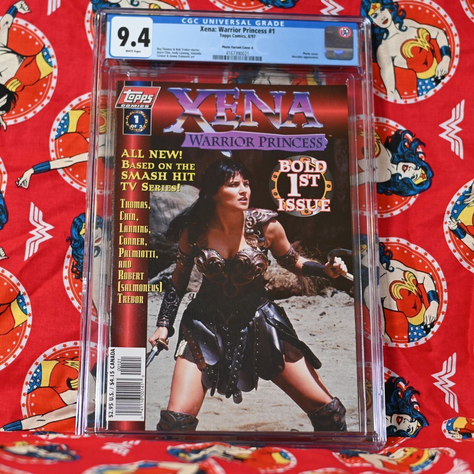 Xena: Warrior Princess #1 CGC 9.4 WP High Grade Key Lucy Lawless Massive Sale