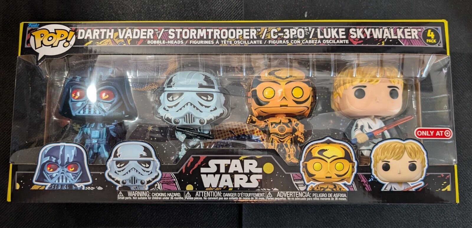 Funko POP! Star Wars 4-Pack Vinyl Bobblehead Target Exclusive NIB We combine!