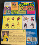 1988 Playmates TMNT Series 1 APRIL O'NEIL Blue Stripes 10 back SIGNED w/COA