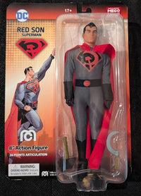 Red Son Superman Exclusive 8" Action Figure Mego Officially Licensed New NIB