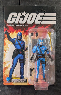 Hiya Toys G.I.Joe Cobra Commander 1/18 Scale  Exquisite Mini  USER SELLER