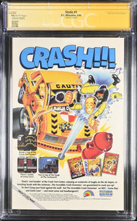 Static #1 Collector's Edition DC & Milestone CGC SS 9.6 Signed Denys Cowan NM+