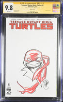 Teenage Mutant Ninja Turtles #1 BLANK CGC SS 9.8 Orig. SKETCH Joelle Jones NM/M
